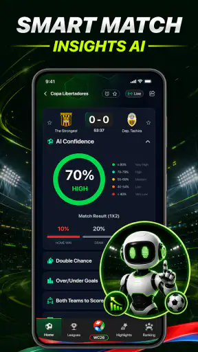 Football Live Scores: AI Stats screenshot