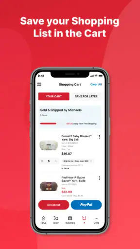 Michaels Stores screenshot