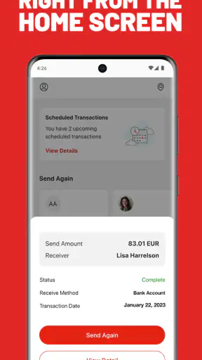MoneyGram® Money Transfers App screenshot
