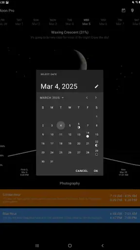 My Moon Phase - Lunar Calendar screenshot