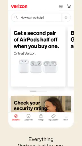 My Verizon screenshot