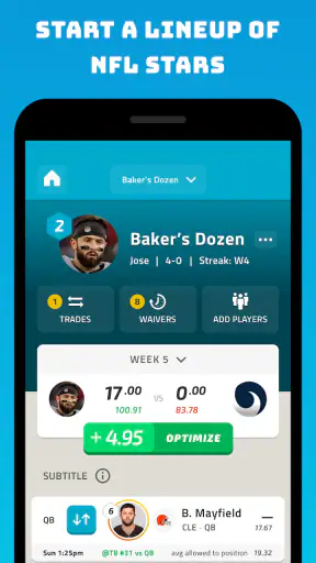 NFL Fantasy Football screenshot