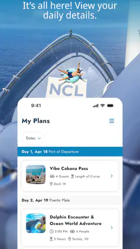 Norwegian Cruise Line screenshot