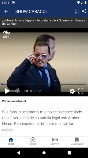 Noticias Caracol screenshot