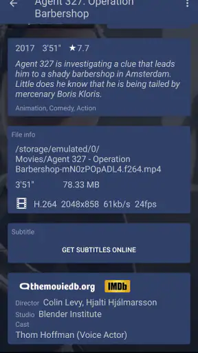NOVA Video Player screenshot