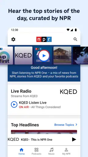 NPR: National & Local News screenshot