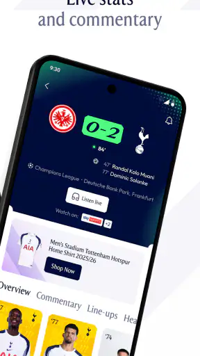 Official Spurs App screenshot