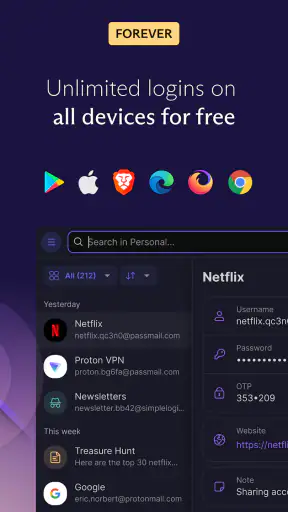 Proton Pass: Password Manager screenshot
