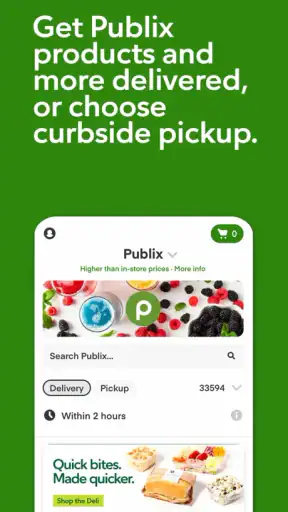 Publix Delivery & Curbside screenshot