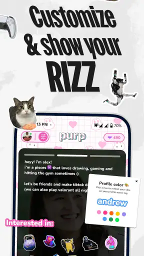 purp - Make new friends screenshot