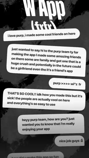 purp - Make new friends screenshot
