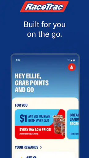 RaceTrac screenshot
