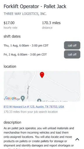 randstad: jobs for workers screenshot