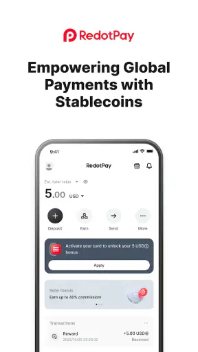RedotPay: Crypto Card & Pay screenshot