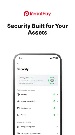 RedotPay: Crypto Card & Pay screenshot
