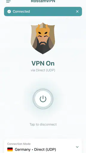 RostamVPN: Fast & Secure VPN screenshot