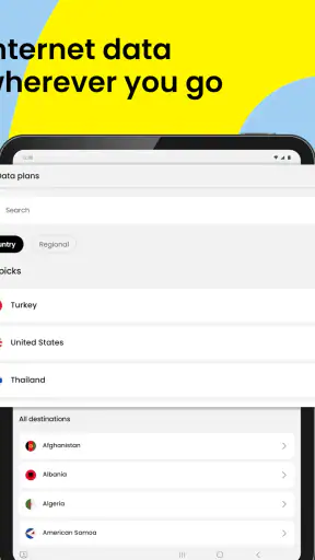 Saily: eSIM + phone number screenshot