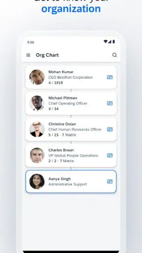 SAP SuccessFactors Mobile screenshot