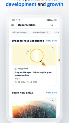 SAP SuccessFactors Mobile screenshot