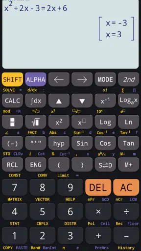 Scientific calculator plus 991 screenshot