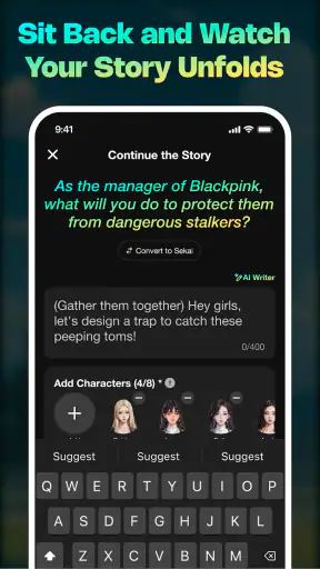 Sekai: Create · Remix · Play screenshot