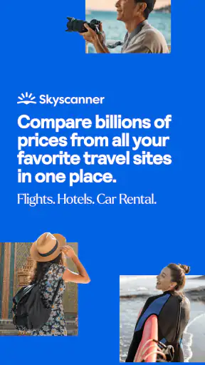 Skyscanner Flights Hotels Cars screenshot