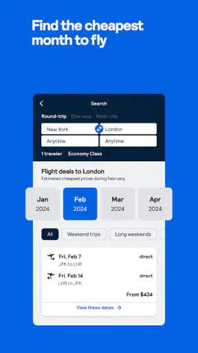 Skyscanner Flights Hotels Cars screenshot