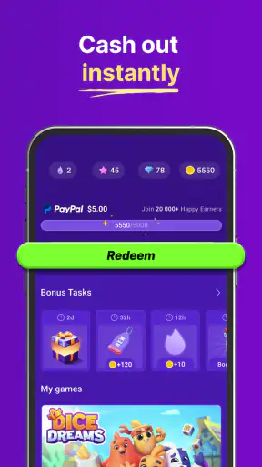 Snakzy: Earn Money & Rewards screenshot
