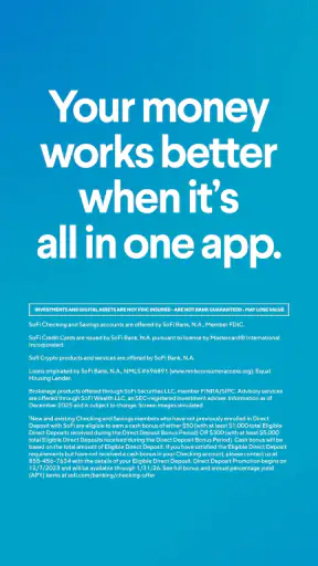 SoFi: Bank, Investing & Crypto screenshot