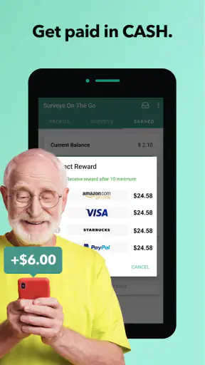 Surveys On The Go: Earn Cash screenshot