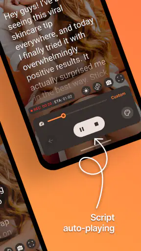 Teleprompter: Vlog & Scripts screenshot