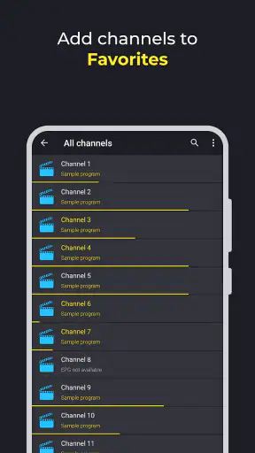 Televizo - IPTV player screenshot
