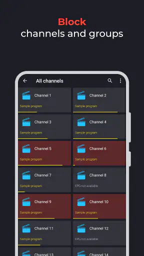 Televizo - IPTV player screenshot