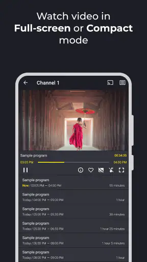 Televizo - IPTV player screenshot