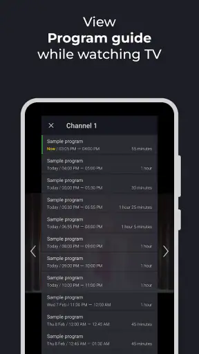 Televizo - IPTV player screenshot