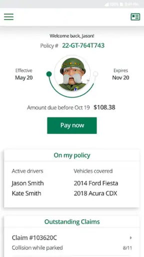 The General Insurance® App screenshot