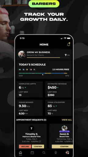 theCut: Find & Book Barbers screenshot