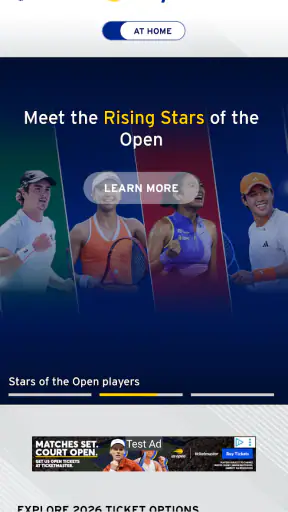 US Open Tennis Championships screenshot
