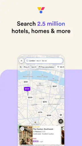 Vio: Hotels & travel deals screenshot