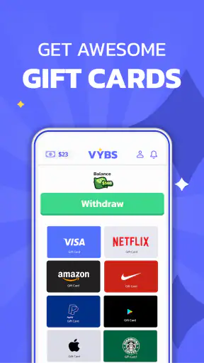 VYBS: Play & Earn Rewards screenshot
