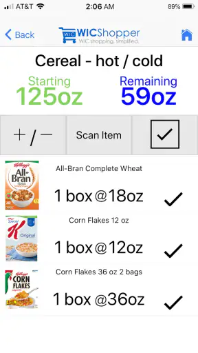 WICShopper screenshot