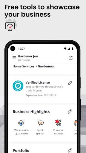 Yelp for Business screenshot