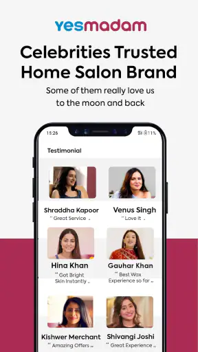 YesMadam Salon & Spa at Home screenshot